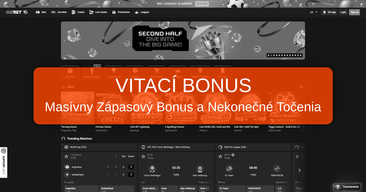 Vitajte v GG.BET Casino!